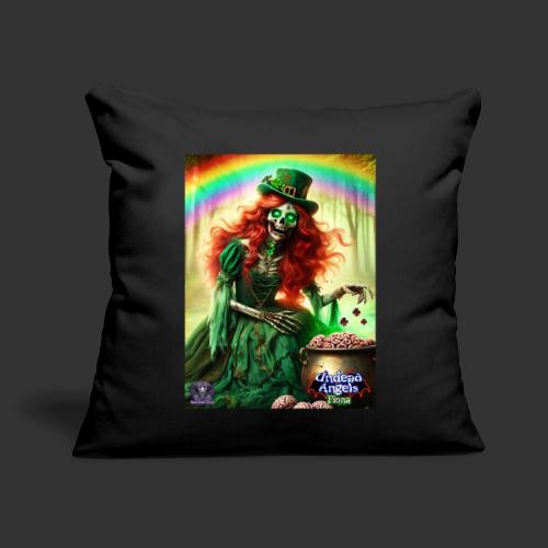 Fiona Undead Angel Leprechaun Queen #DFZ-007B - Throw Pillow Cover 17.5” x 17.5”