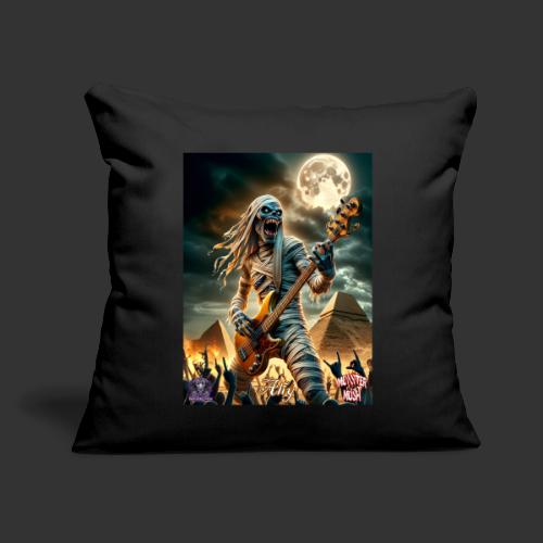 Monster Mosh 2024 Tour Ahy Bass Guitar #D-004 - Throw Pillow Cover 17.5” x 17.5”