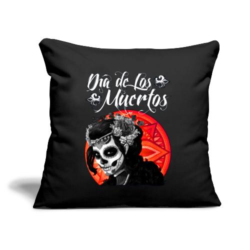 Dia de Los Muertos 01 - Throw Pillow Cover 17.5” x 17.5”
