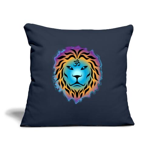Zen Lion - Throw Pillow Cover 17.5” x 17.5”
