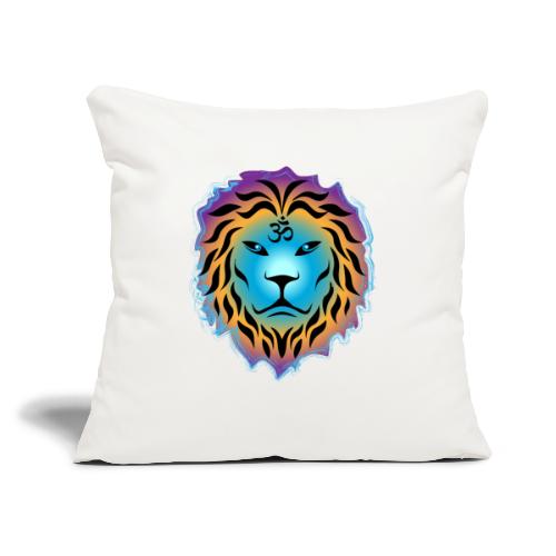 Zen Lion - Throw Pillow Cover 17.5” x 17.5”