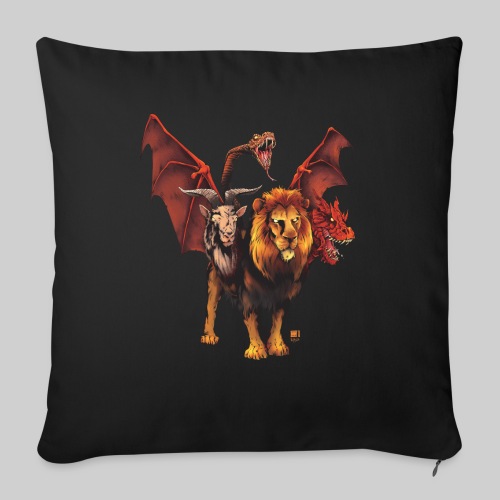 CHIMERA - Throw Pillow Cover 17.5” x 17.5”