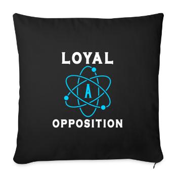 Atheist Atheism Anti Religion Securalism God Sucks - Throw Pillow Cover 17.5” x 17.5” - black - Front