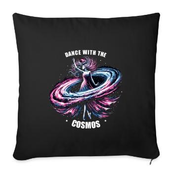 Astrophotography Astronomy Space Camera Star Watch - Throw Pillow Cover 17.5” x 17.5” - black - Front