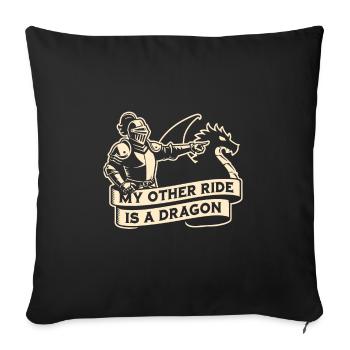 Renaissance Fair Outfit Medieval Ren Faire - Throw Pillow Cover 17.5” x 17.5” - black - Front