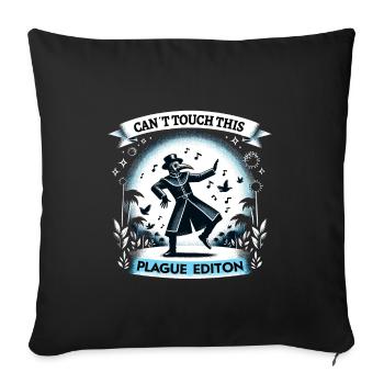 Renaissance Fair Outfit Medieval Ren Faire - Throw Pillow Cover 17.5” x 17.5” - black - Front