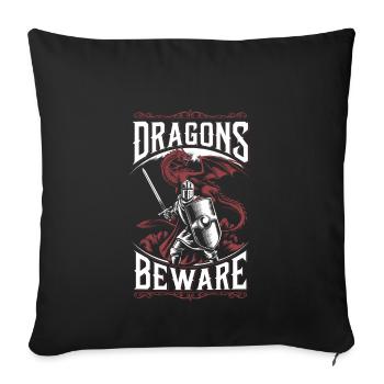 Renaissance Fair Outfit Medieval Ren Faire - Throw Pillow Cover 17.5” x 17.5” - black - Front
