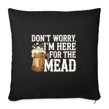 Renaissance Fair Outfit Medieval Ren Faire - Throw Pillow Cover 17.5” x 17.5” - black - Front