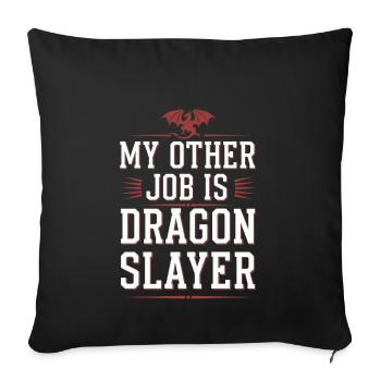 Renaissance Fair Outfit Medieval Ren Faire - Throw Pillow Cover 17.5” x 17.5” - black - Front