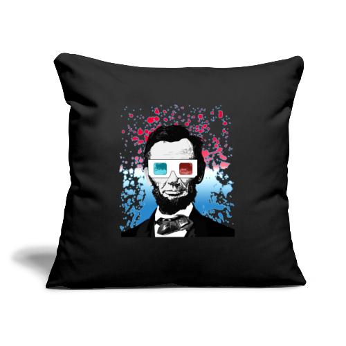 Abraham Lincoln 3D - Throw Pillow Cover 17.5” x 17.5”