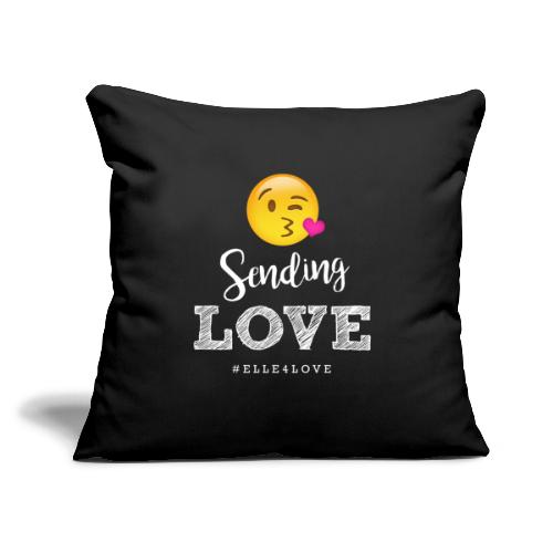 Sending Love - Throw Pillow Cover 17.5” x 17.5”