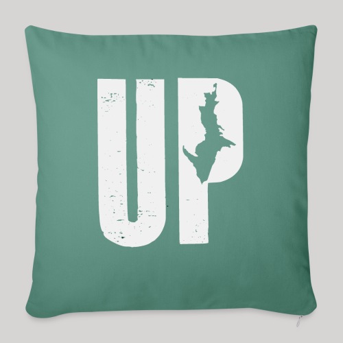 UP MI - Throw Pillow Cover 17.5” x 17.5”