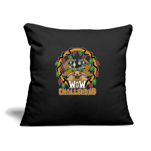 WoW Challenges Holiday Tauren WHITE - Throw Pillow Cover 17.5” x 17.5”