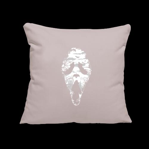 Reaper Screams | Scary Halloween - Throw Pillow Cover 17.5” x 17.5”