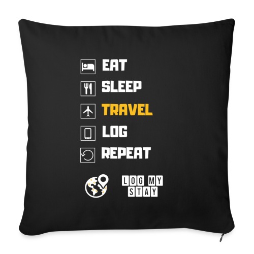 Repeat - Throw Pillow Cover 17.5” x 17.5”