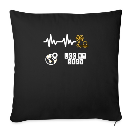 ECG - Throw Pillow Cover 17.5” x 17.5”