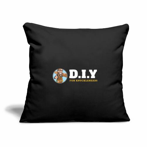 DIY For Knuckleheads Logo. - Throw Pillow Cover 17.5” x 17.5”