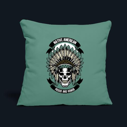 Native American Proud and Honor - Throw Pillow Cover 17.5” x 17.5”
