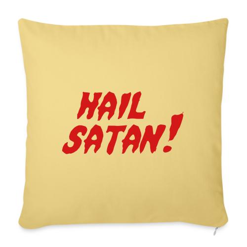 Hail Satan! - Throw Pillow Cover 17.5” x 17.5”