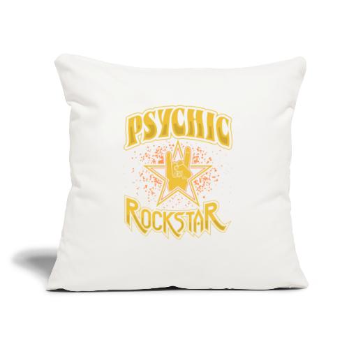Psychic Rockstar - Throw Pillow Cover 17.5” x 17.5”