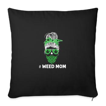 Sloth Sloths, Mode Sloth Mode - Throw Pillow Cover 17.5” x 17.5” - black - Front