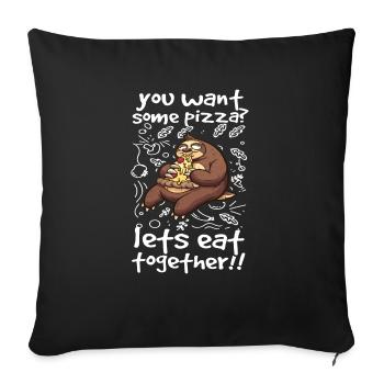 Cannabis Smoke, Weeds Just Smoke - Throw Pillow Cover 17.5” x 17.5” - black - Front