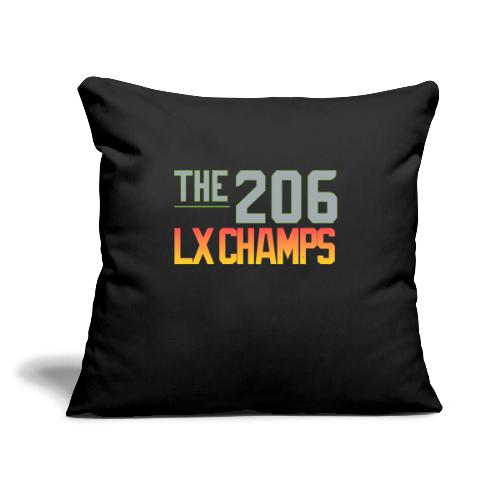 THE | 206 - Champs Wear - Fan Edition - Throw Pillow Cover 17.5” x 17.5”