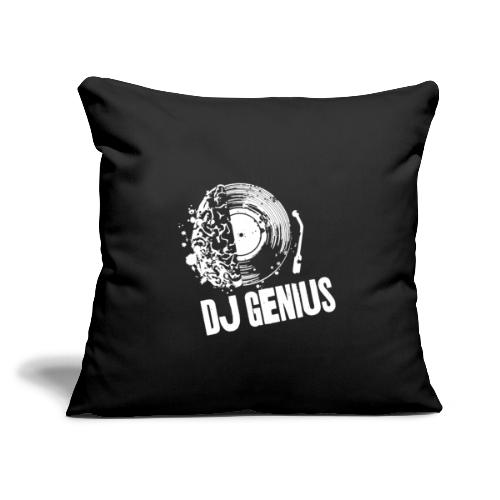 DJ Genius - Throw Pillow Cover 17.5” x 17.5”