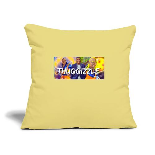 Thuggizzle T-Shirt - Throw Pillow Cover 17.5” x 17.5”