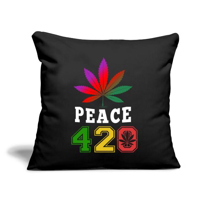 In Cheek 420 Peace & Herb Weed Marijuana Design