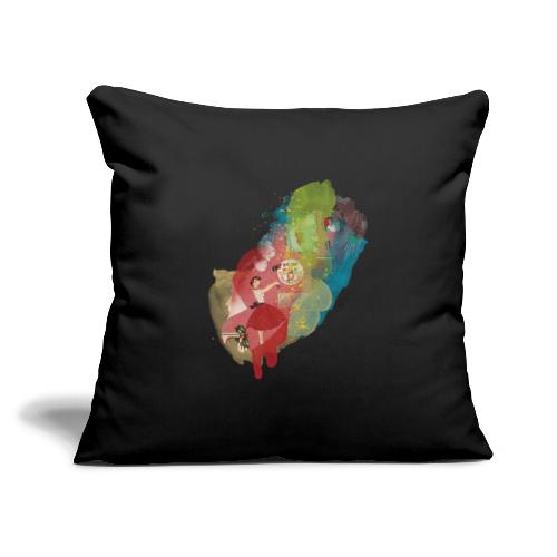 Fabulous Fifties Collage - Throw Pillow Cover 17.5” x 17.5”