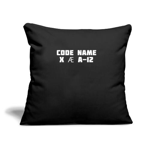 Code Name X Æ A-12 - Throw Pillow Cover 17.5” x 17.5”