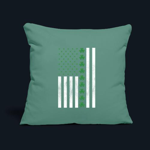 Irish American - Throw Pillow Cover 17.5” x 17.5”