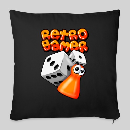 RetroGamer - Throw Pillow Cover 17.5” x 17.5”