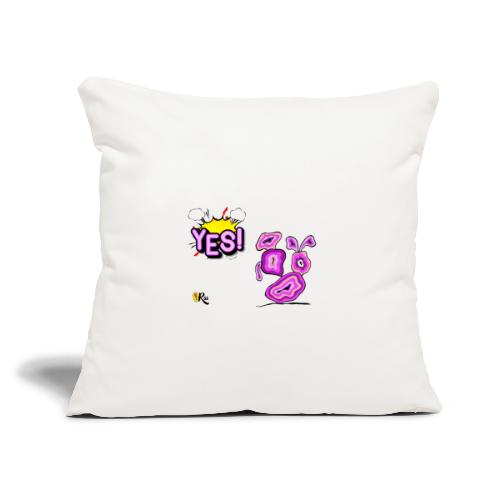 R55 - Opuncie yes - Throw Pillow Cover 17.5” x 17.5”