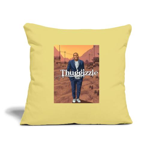 Thuggizzle GTA Merch - Throw Pillow Cover 17.5” x 17.5”