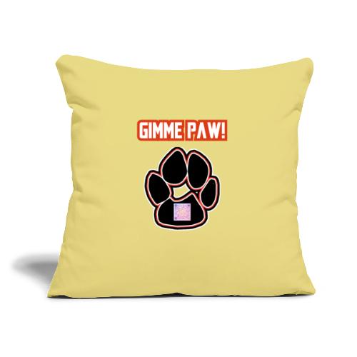 Jack-Jack’s Paw (Proceeds go to ASPCA!) - Throw Pillow Cover 17.5” x 17.5”
