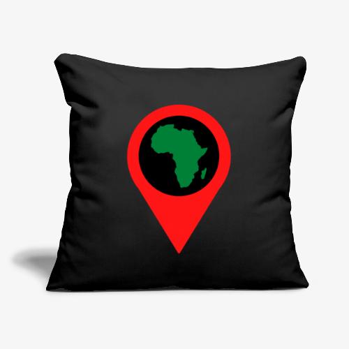 Location Africa - Throw Pillow Cover 17.5” x 17.5”