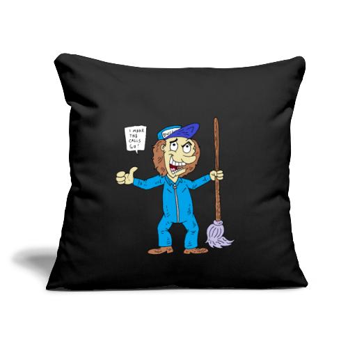 Dwight Makes The Calls Go - Throw Pillow Cover 17.5” x 17.5”