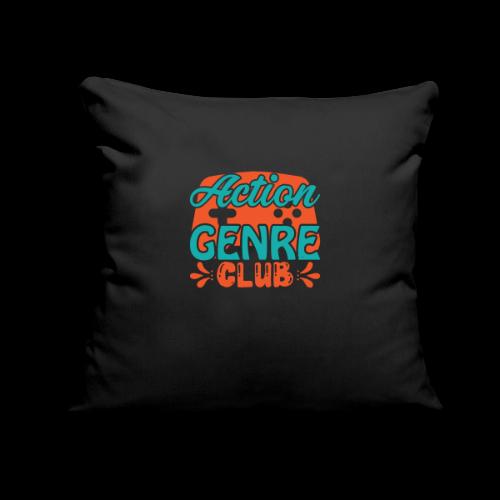 Action Genre Club Retro - Throw Pillow Cover 17.5” x 17.5”
