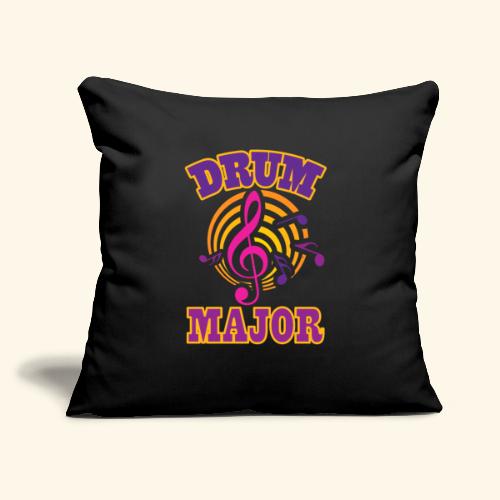 Drum Major Marching Band - Throw Pillow Cover 17.5” x 17.5”