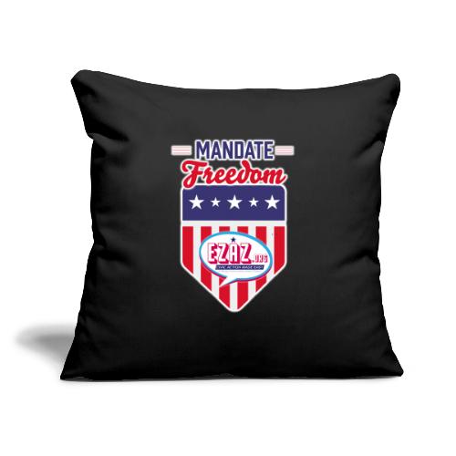 Mandate Freedom (Dark) - Throw Pillow Cover 17.5” x 17.5”