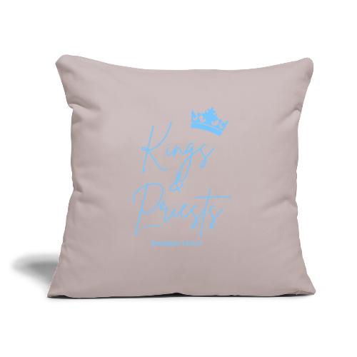 Kings and Priests T shirts - Throw Pillow Cover 17.5” x 17.5”