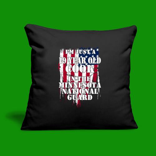 19 Year Old Cook - Throw Pillow Cover 17.5” x 17.5”