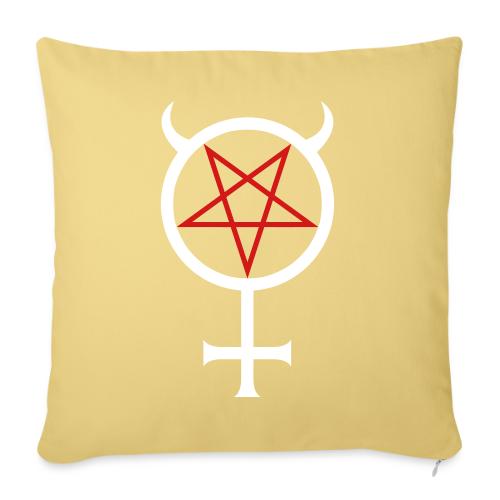 Mercury Pentagram - Throw Pillow Cover 17.5” x 17.5”
