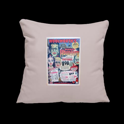 Woolworth's House Haunters Halloween Costumes - Throw Pillow Cover 17.5” x 17.5”