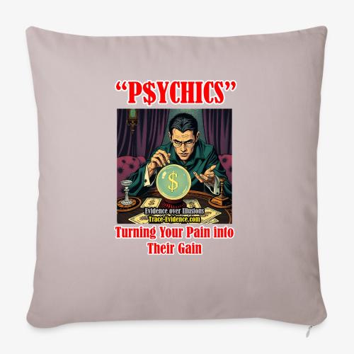 P$YCHICS - Throw Pillow Cover 17.5” x 17.5”