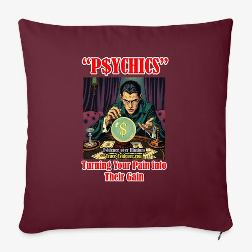 P$YCHICS - Throw Pillow Cover 17.5” x 17.5”