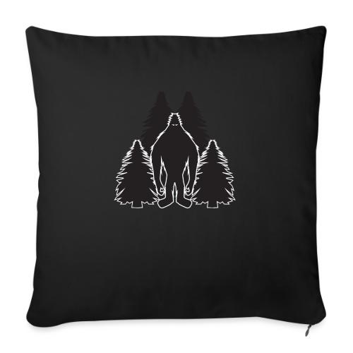 Bigfoot Trees - Throw Pillow Cover 17.5” x 17.5”