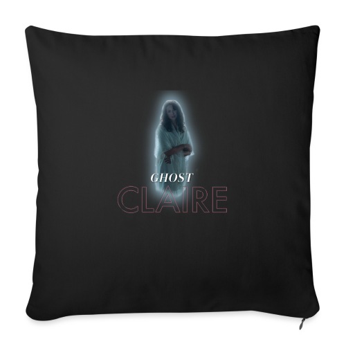 Ghost Claire - Throw Pillow Cover 17.5” x 17.5”